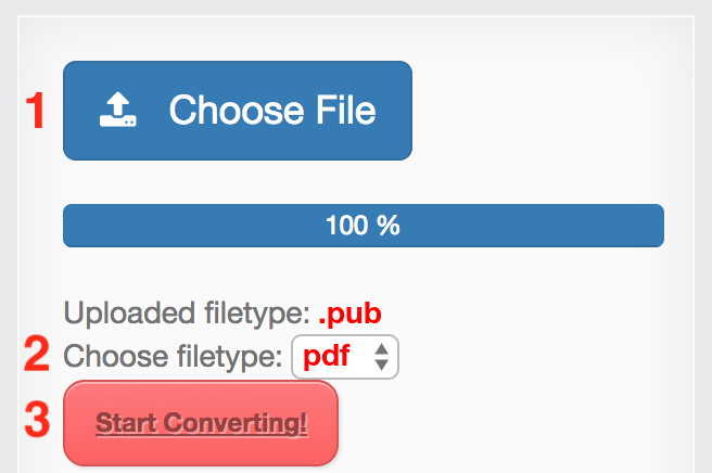 How to convert PUB files online to PDF